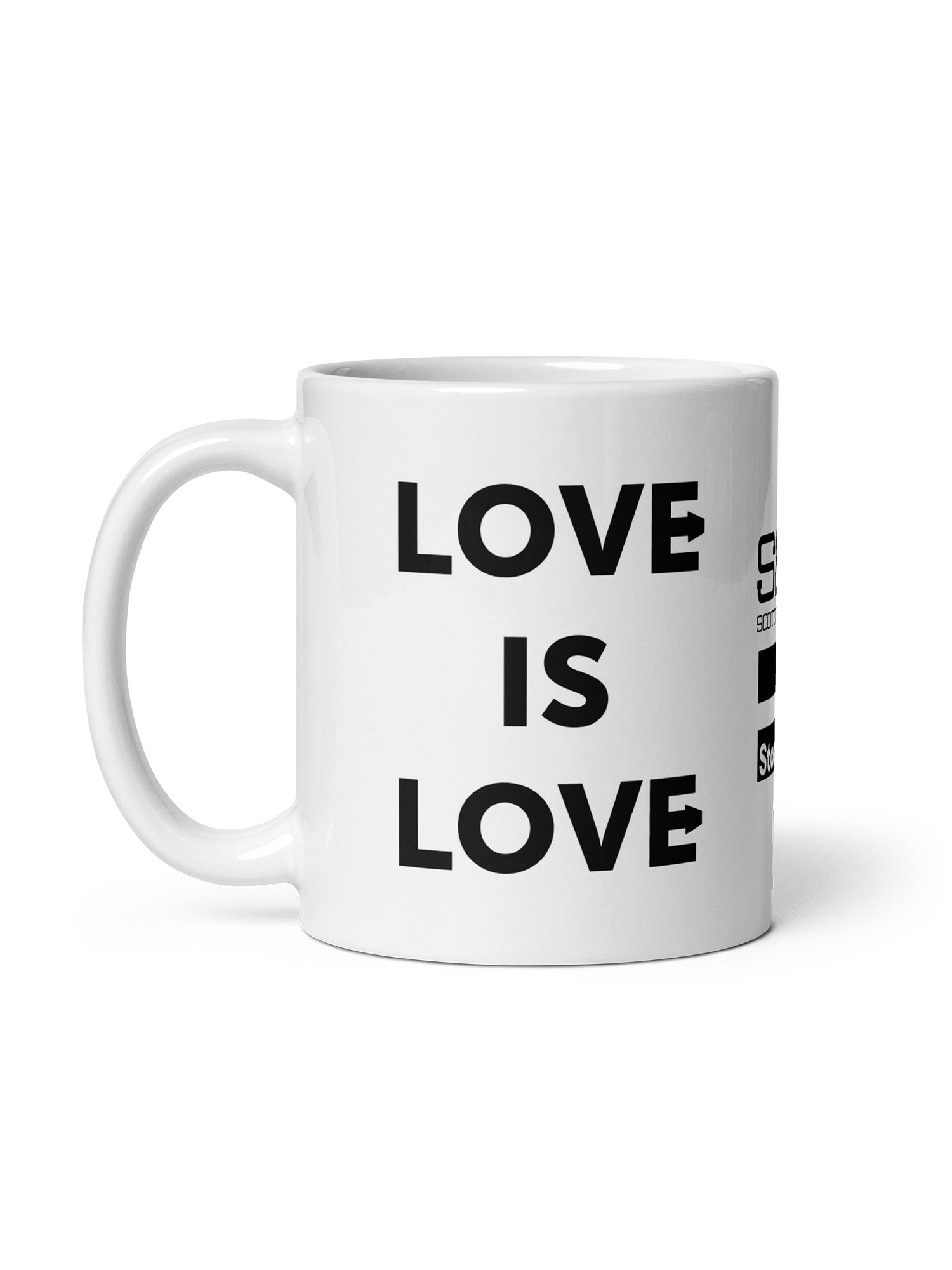 Love is Love Slogan Mug