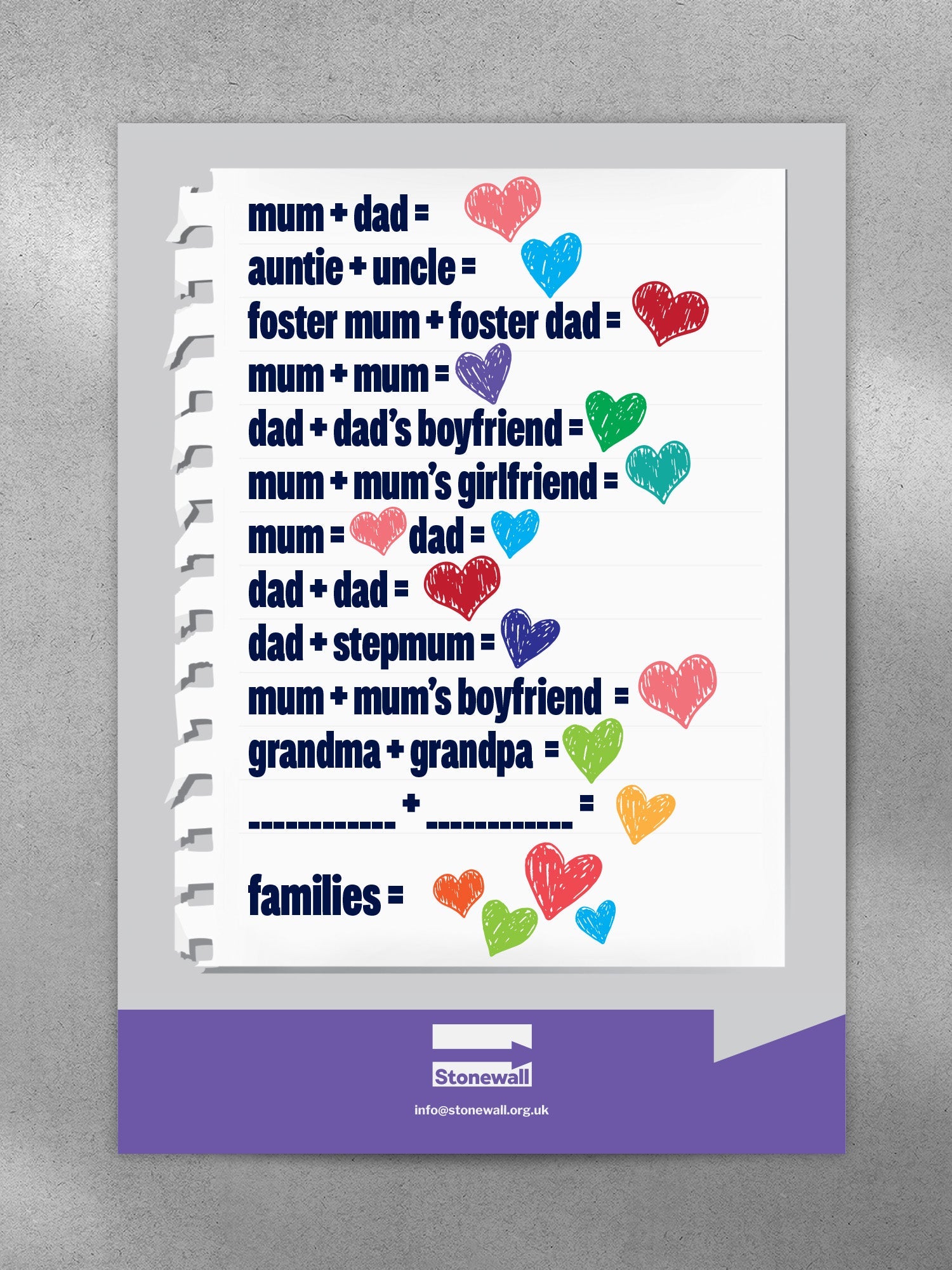 Lovehearts - A3 poster