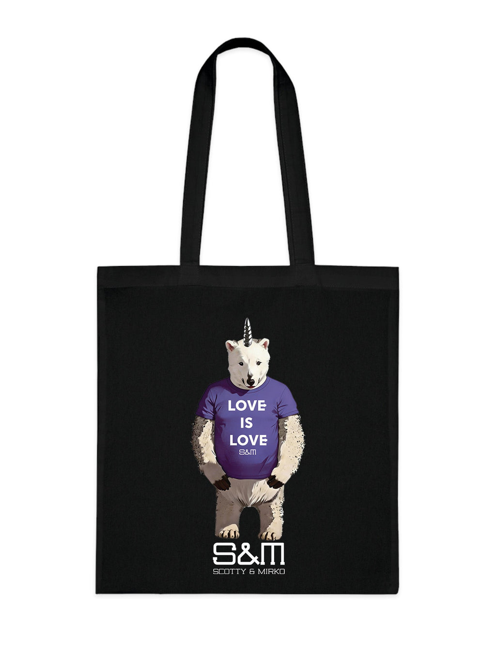 Love Is Love Bear Tote Bag