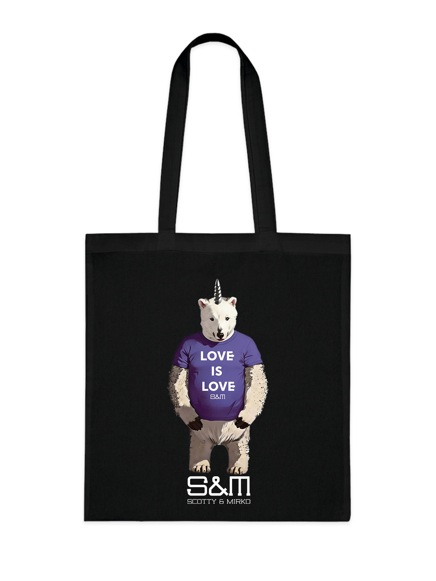 Love Is Love Bear Tote Bag
