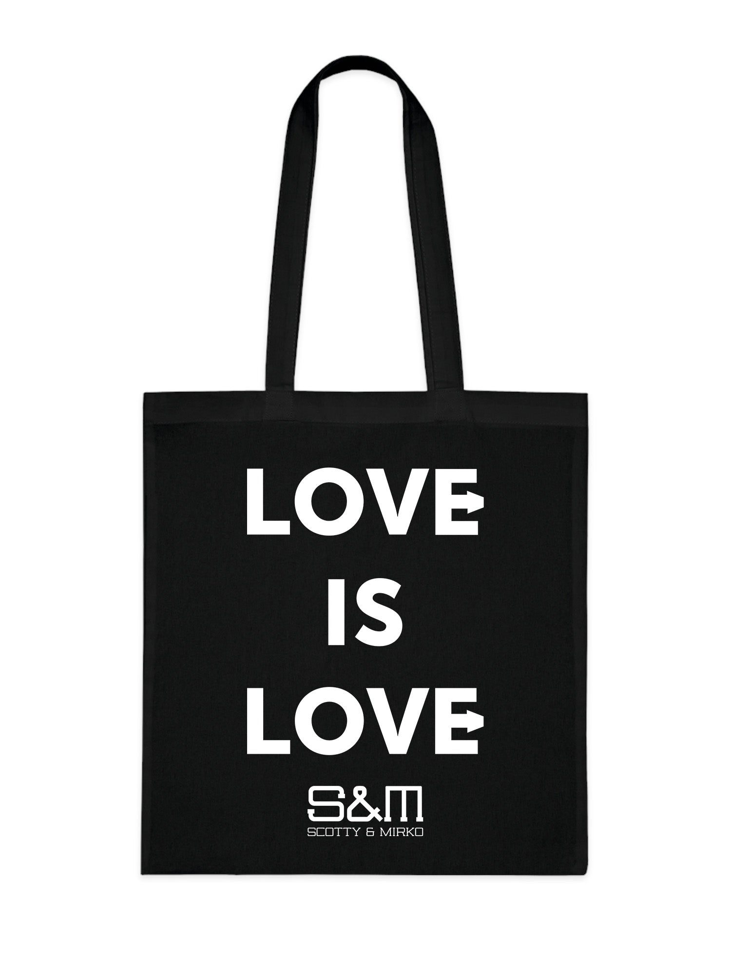 Love Is Love Slogan Tote Bag